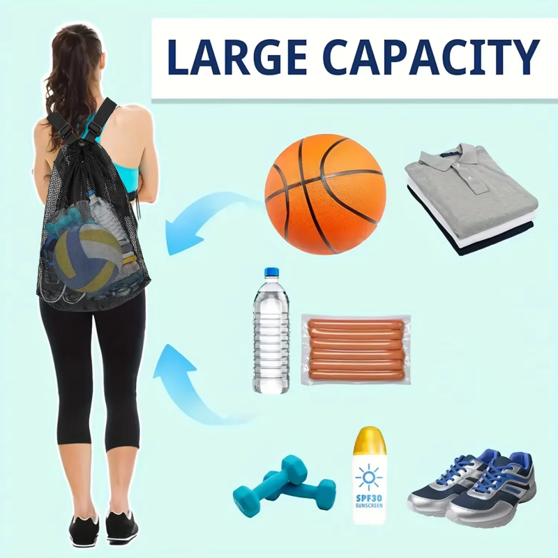 Sac à dos en maille à cordon d - Drawstring Gym Bag avis et prix