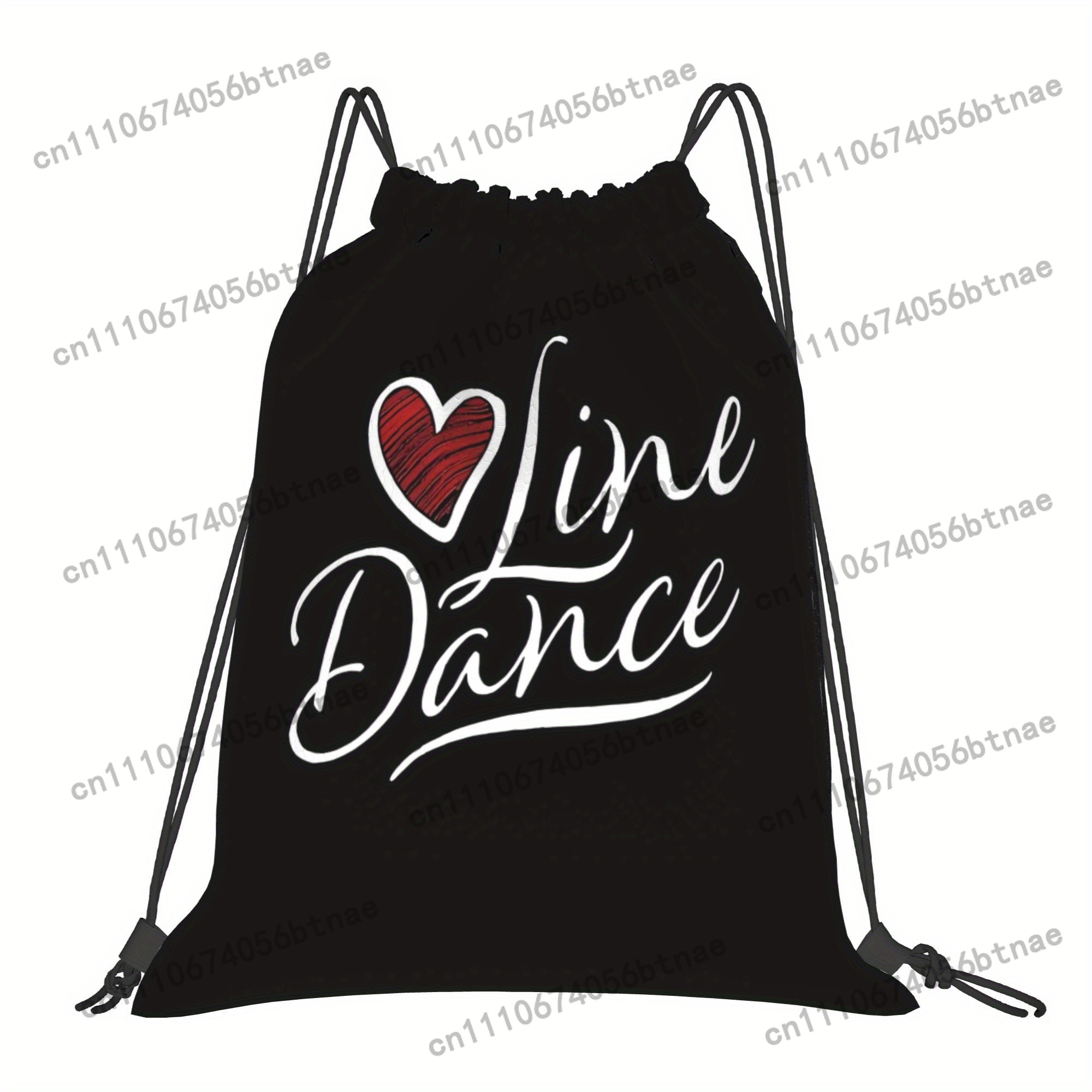 LOVE Line Dance Drawstring Bag - Drawstring Gym Bag avis et prix