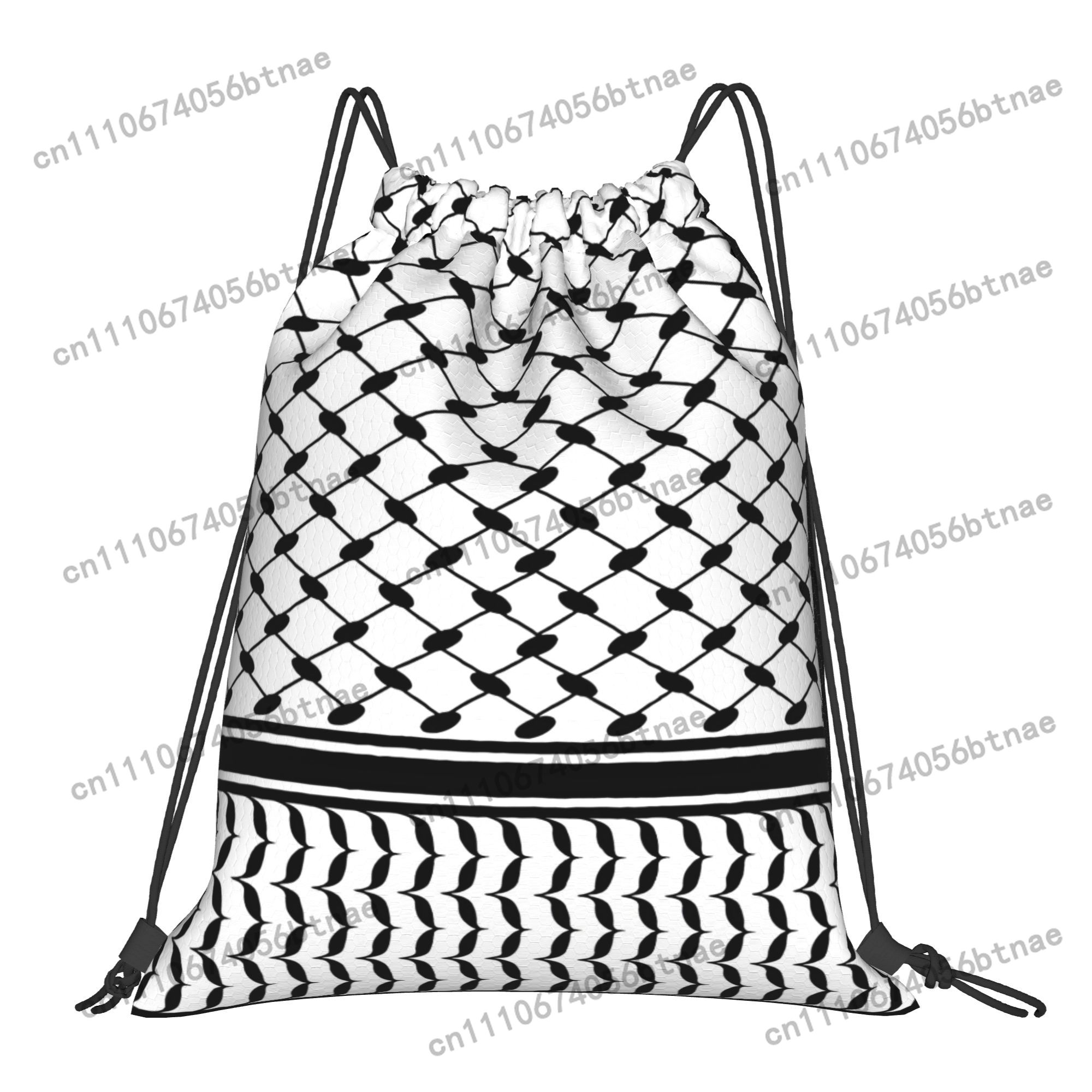 Sac à cordon motif Kufiya moye - Drawstring Gym Bag avis et prix