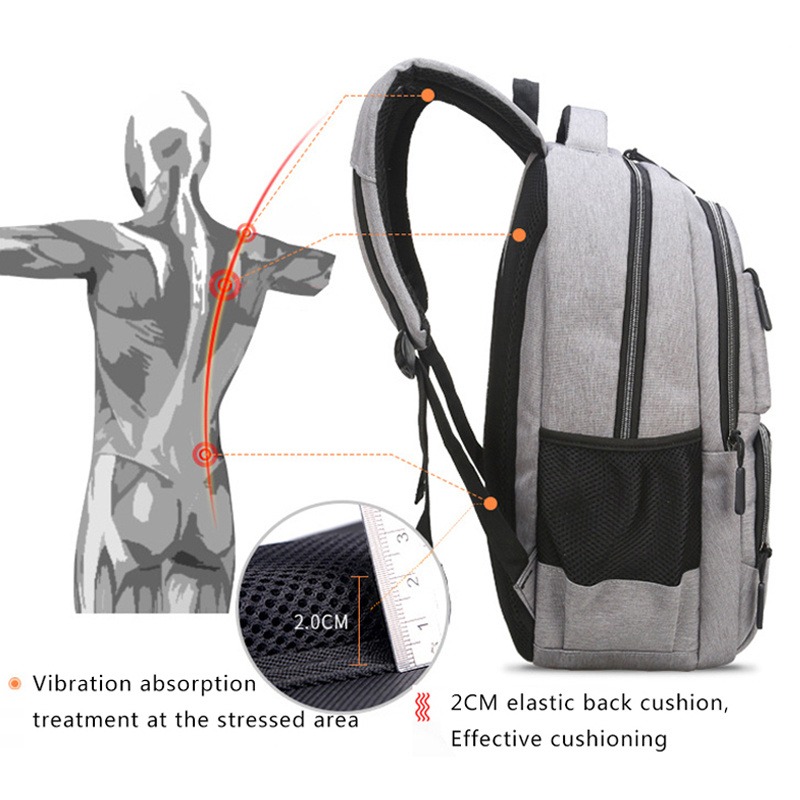 Sac à Dos Oxford Noir Solide d - Laptop Backpack 15.6 avis et prix